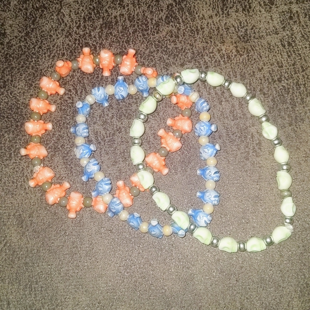 VTG Finding Nemo & Dory Bead Bracelet Set